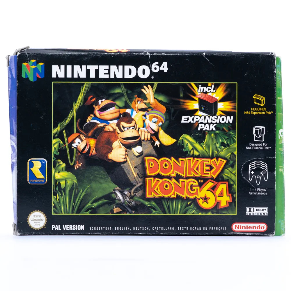 Donkey Kong 64 - N64 spill (i eske) - Retrospillkongen