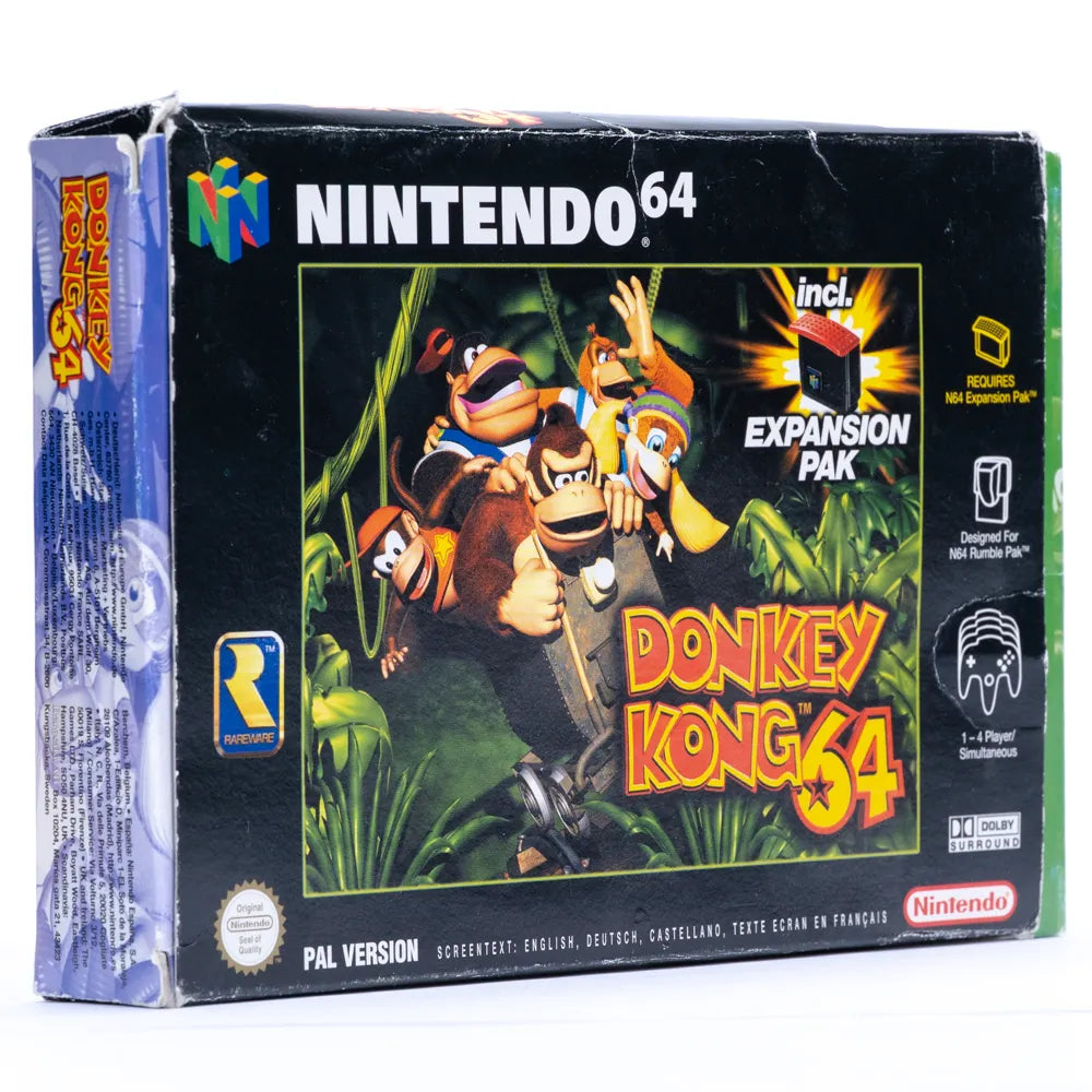 Donkey Kong 64 - N64 spill (i eske) - Retrospillkongen
