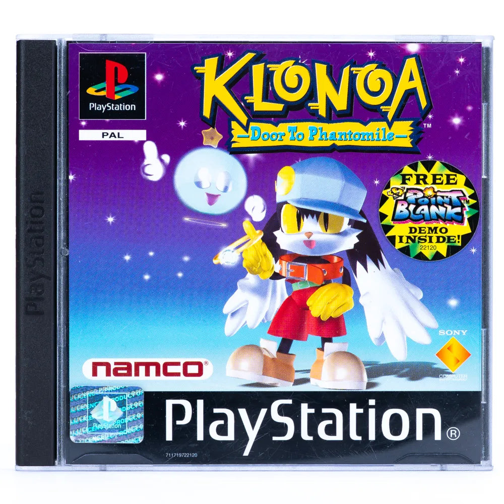 Klonoa Door to Phantomile - PS1 spill - Retrospillkongen