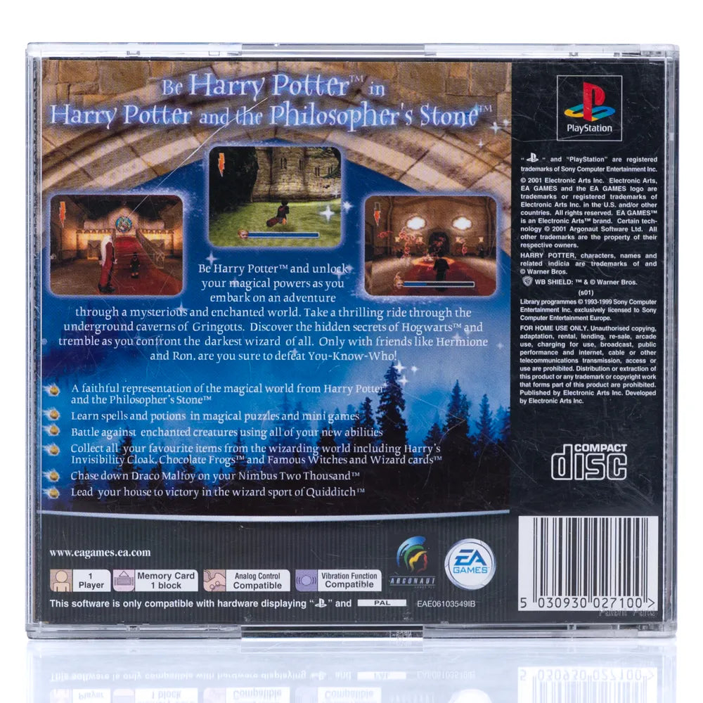 Harry Potter and the Philosopher's Stone - PS1 spill