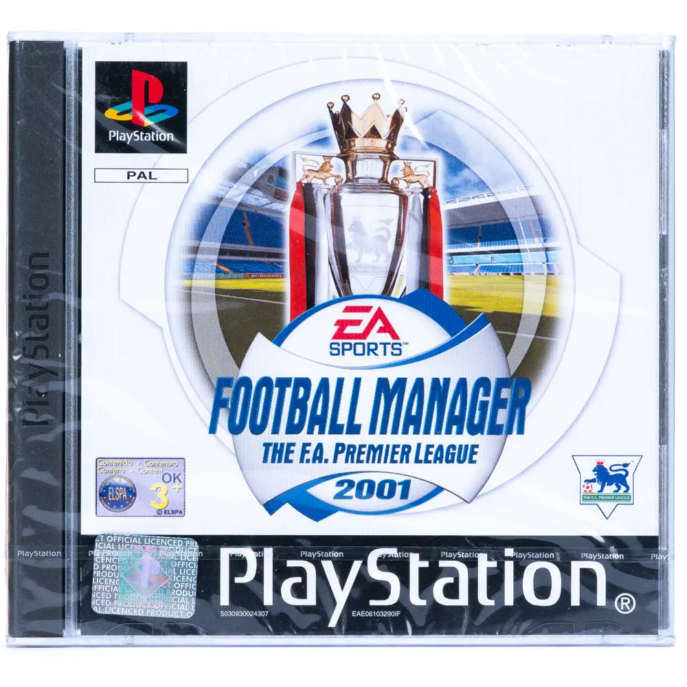 Football Manager 2001 The FA Premier League - PS1 Spill (Forseglet) - Retrospillkongen