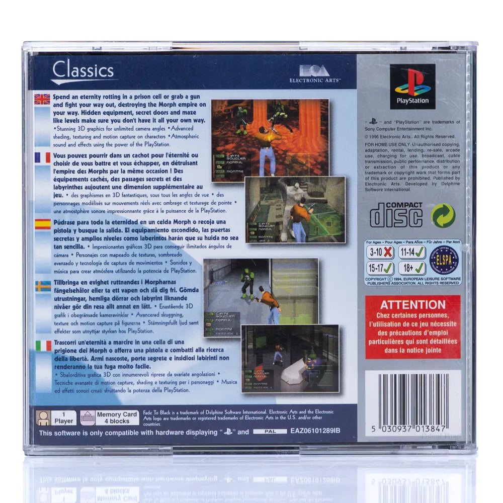 Fade to Black - PS1 spill
