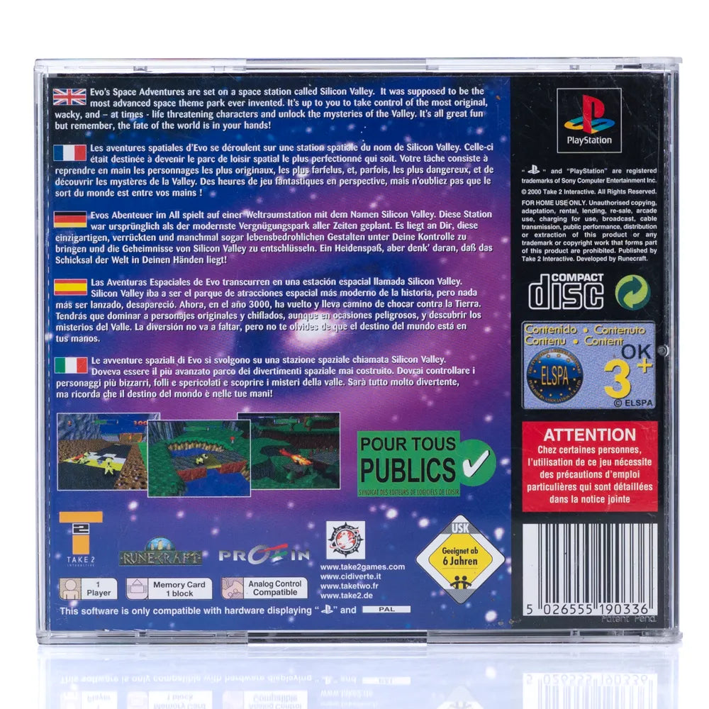Evo's Space Adventures - PS1 spill