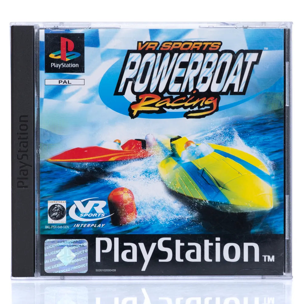 VR Sports Powerboat Racing - PS1 spill - Retrospillkongen