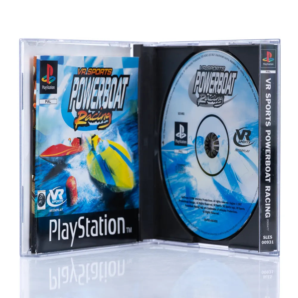 VR Sports Powerboat Racing - PS1 spill - Retrospillkongen