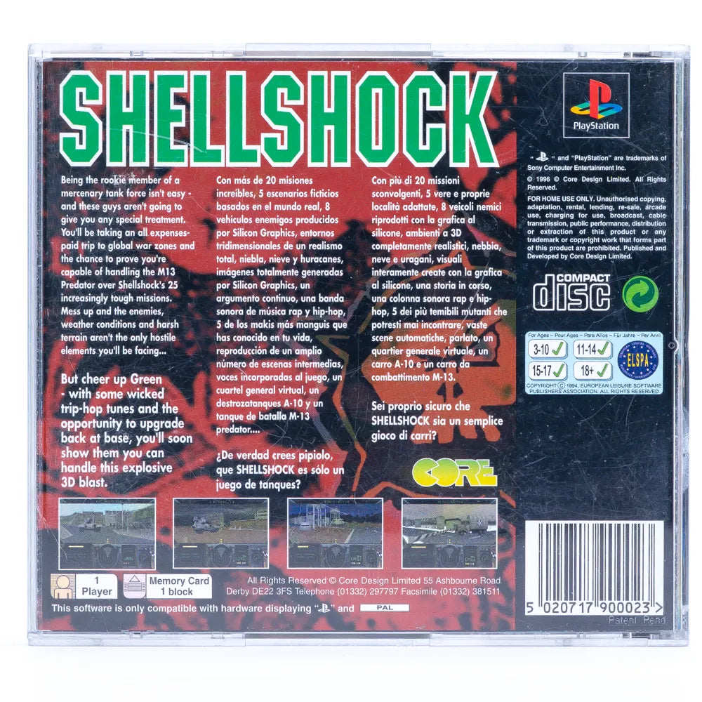 Shellshock - PS1 spill - Retrospillkongen