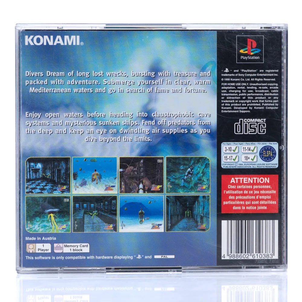 Diver's Dream - PS1 spill