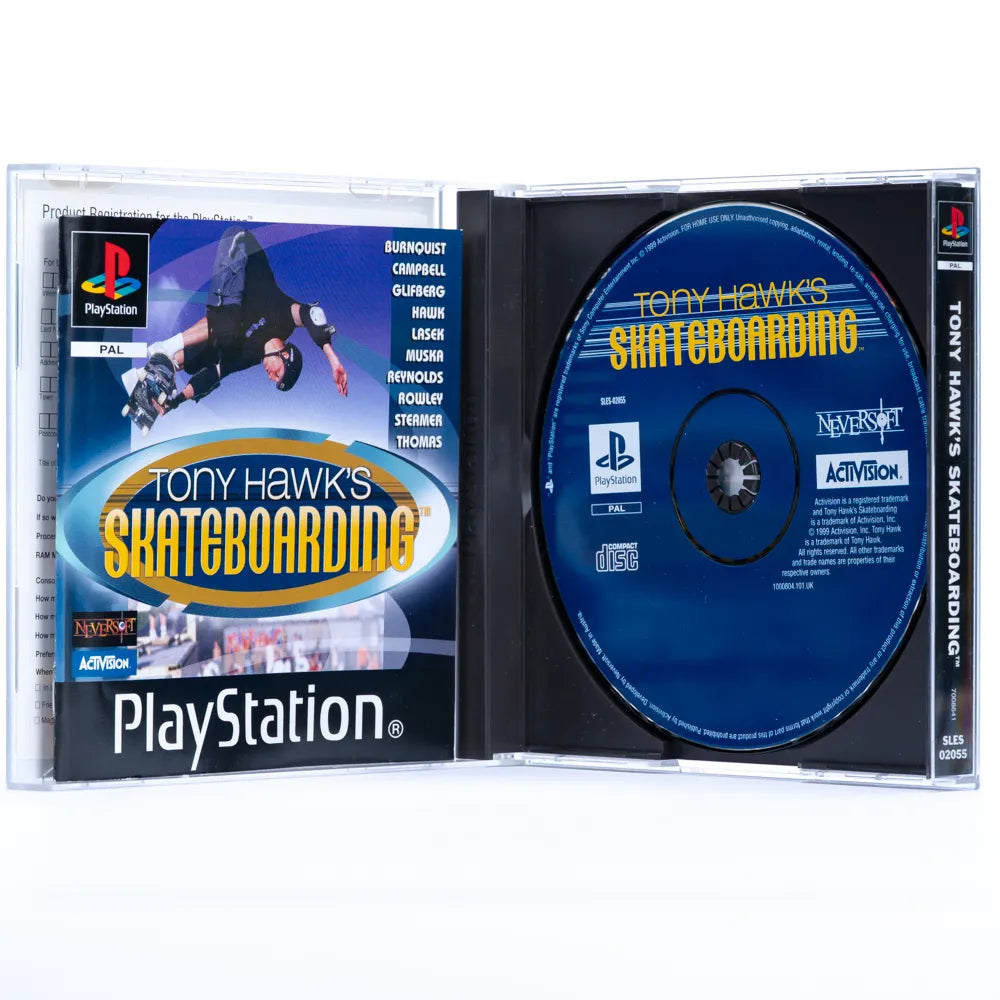 Tony Hawk’s Skateboarding - PS1 spill - Retrospillkongen