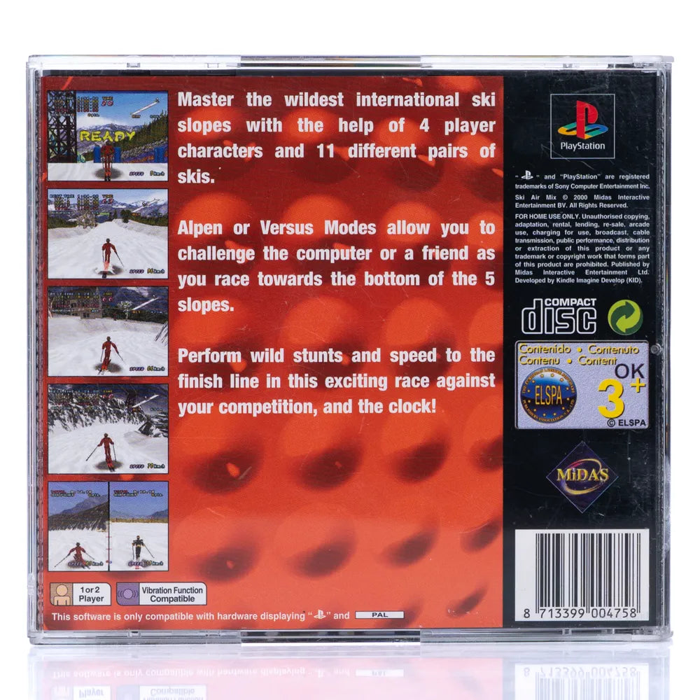 Ski Air Mix - PS1 spill - Retrospillkongen