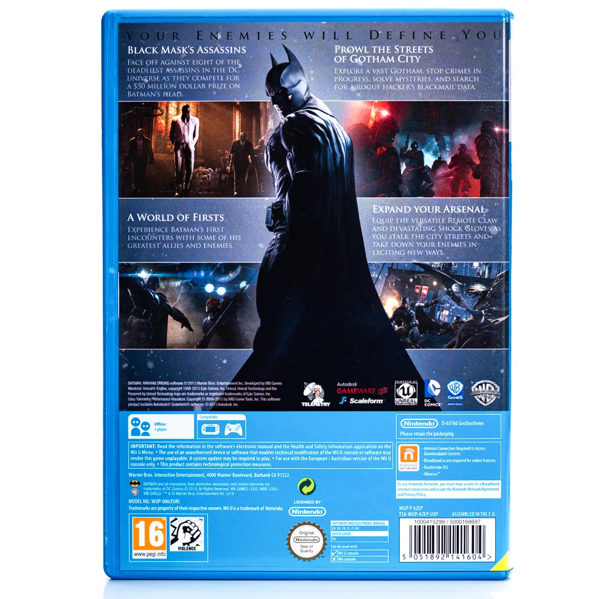 Batman: Arkham Origins - Wii U Spill - Retrospillkongen