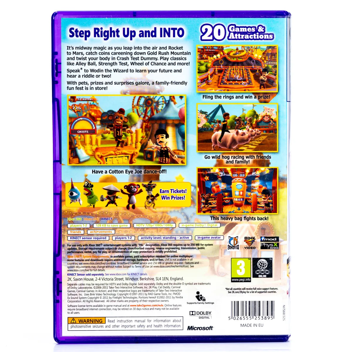 Carnival Games In Action - Xbox 360 spill - Retrospillkongen