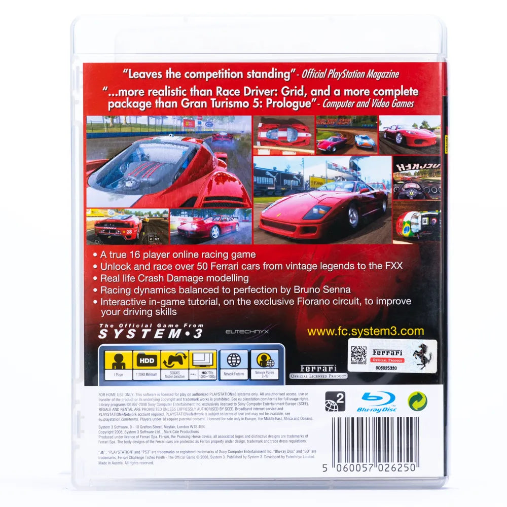 Ferrari Challenge Trofeo Pirelli - PS3 spill - Retrospillkongen