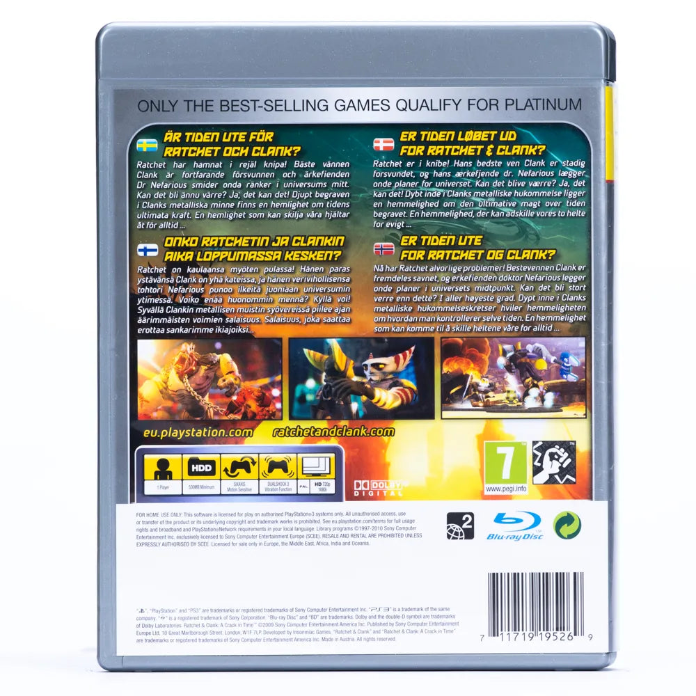 Ratchet & Clank: A Crack in Time - PS3 spill - Retrospillkongen