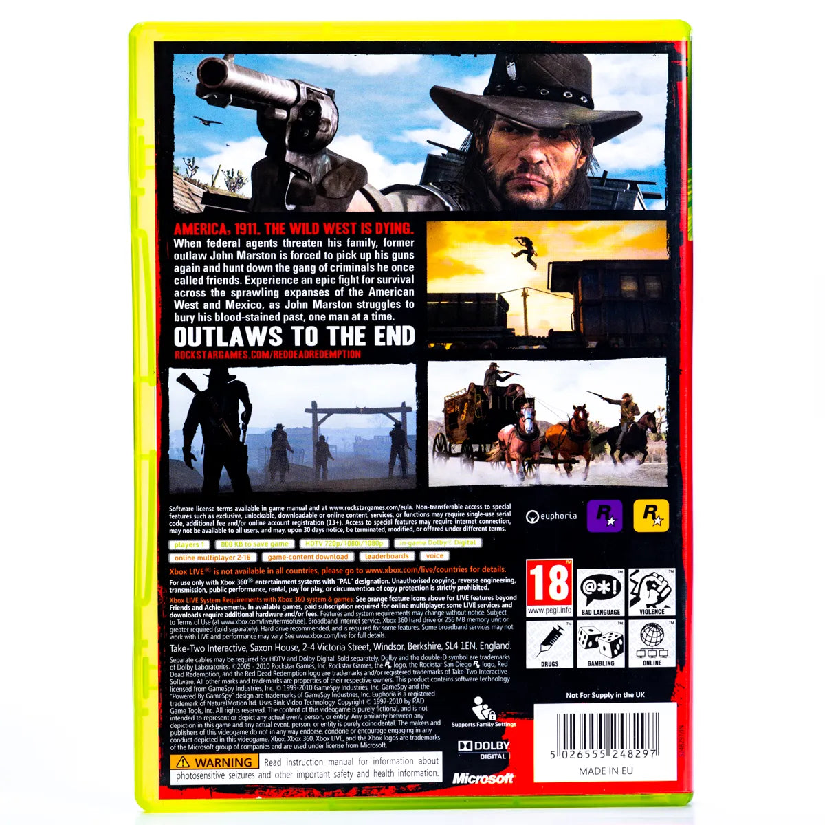 Red Dead Redemption Limited Edition - Xbox 360 spill - Retrospillkongen