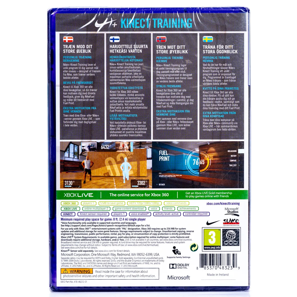 Nike+ Kinect Training - Xbox 360 spill (Forseglet) - Retrospillkongen