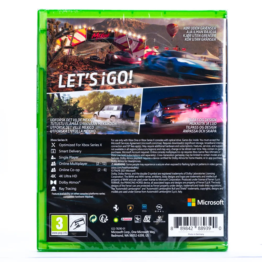 Forza Horizon 5 - Xbox One / Series X spill (Forseglet) - Retrospillkongen