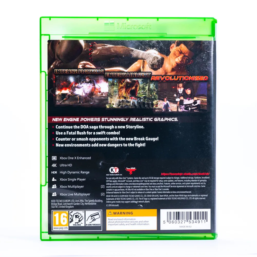 Dead or Alive 6 - Xbox One spill - Retrospillkongen