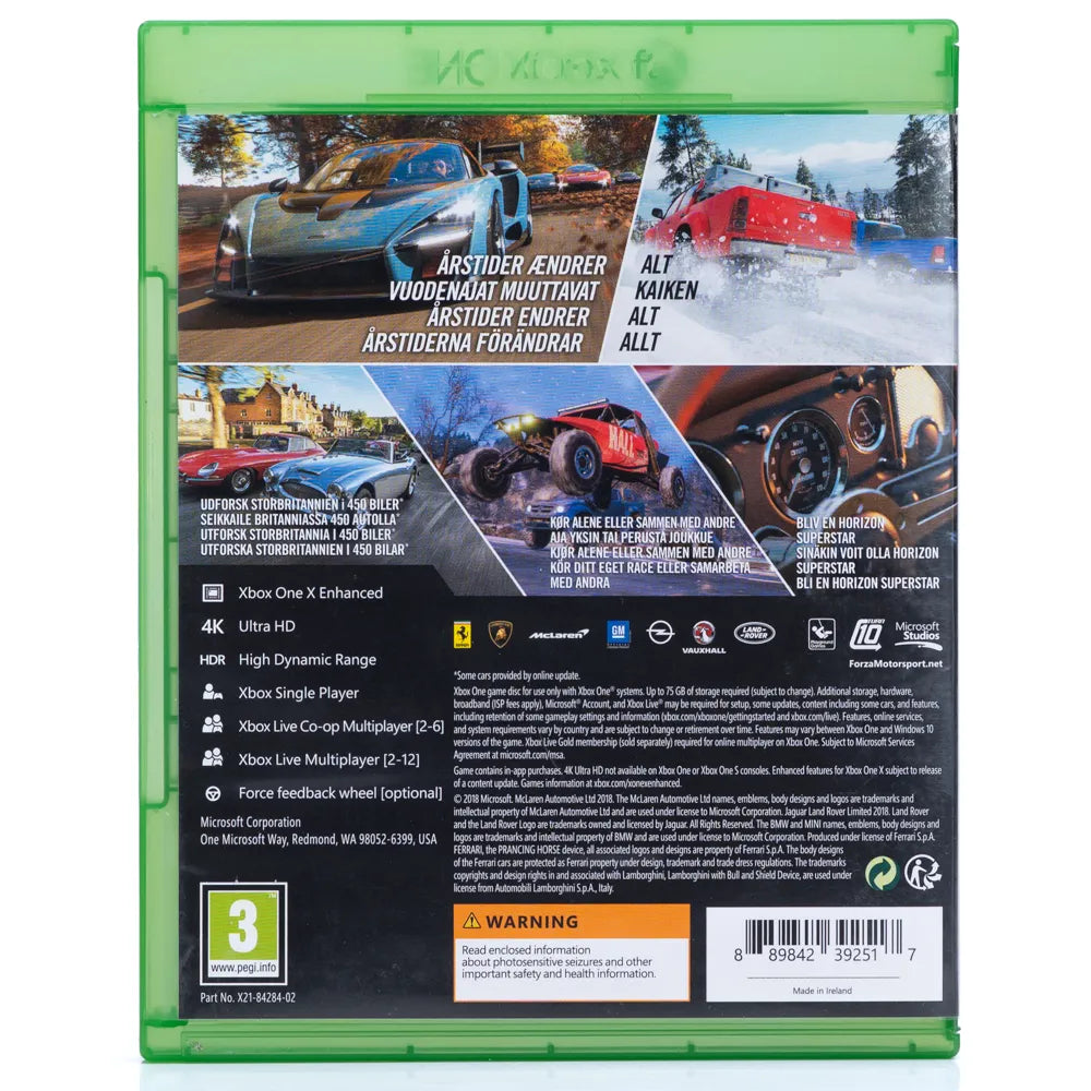 Forza Horizon 4 - Xbox One spill - Retrospillkongen