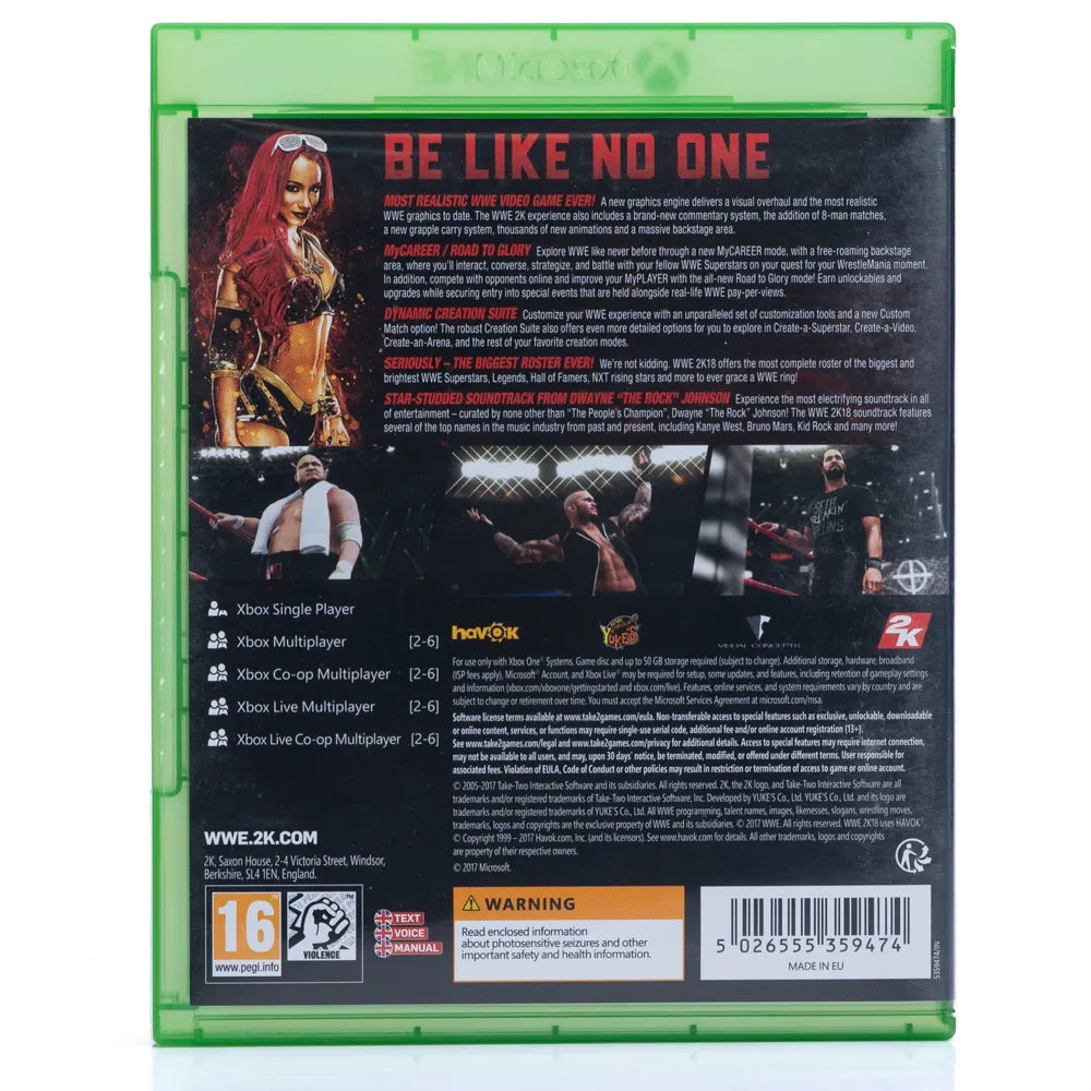 WWE 2K18 - Xbox One spill - Retrospillkongen