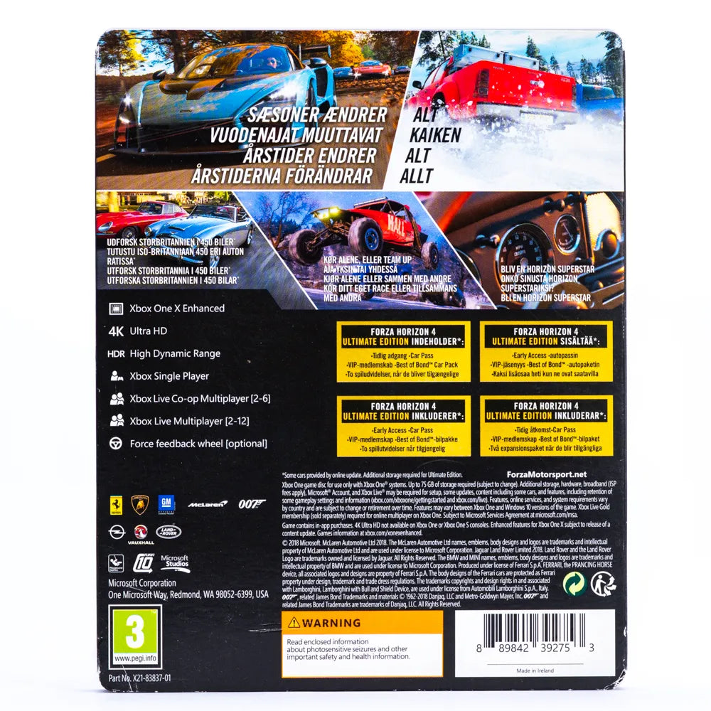 Forza Horizon 4 Ultimate Edition - Xbox One spill - Retrospillkongen