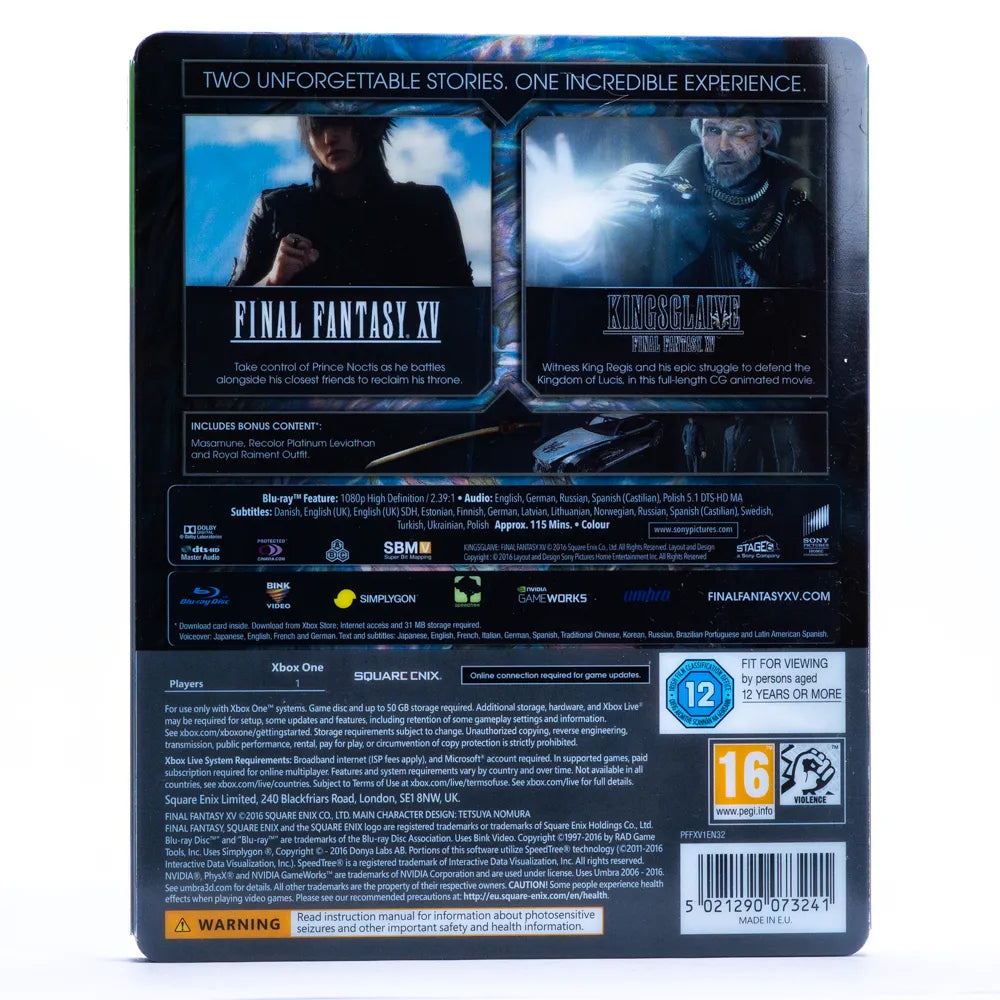 Final Fantasy XV Deluxe Edition - Xbox One spill - Retrospillkongen
