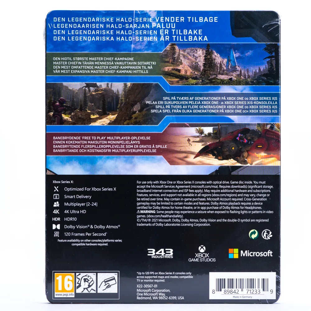 Halo Infinite Collectors Steelbook Edition - Xbox One / Series X spill (Forseglet) - Retrospillkongen
