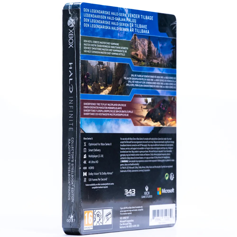 Halo Infinite Collectors Steelbook Edition - Xbox One / Series X spill (Forseglet) - Retrospillkongen