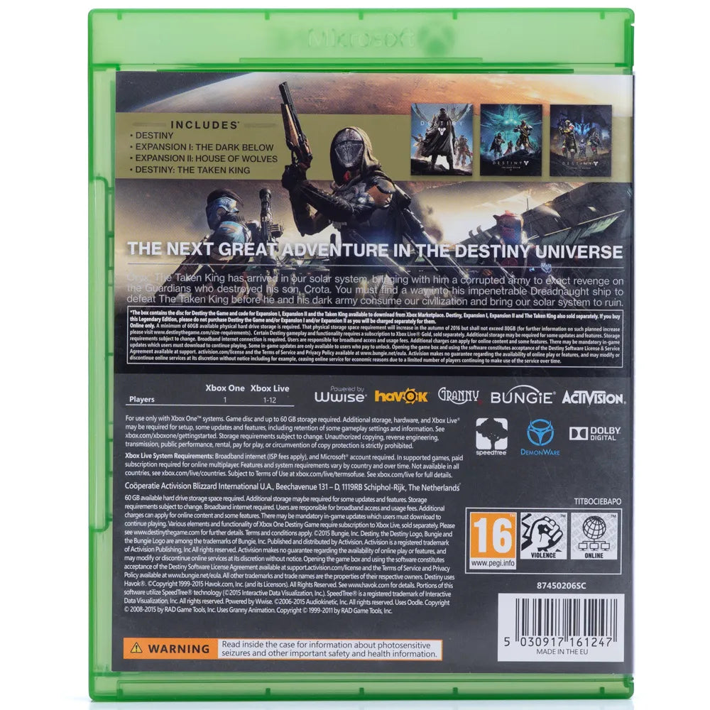 Destiny The Taken King - Xbox One Spill - Retrospillkongen