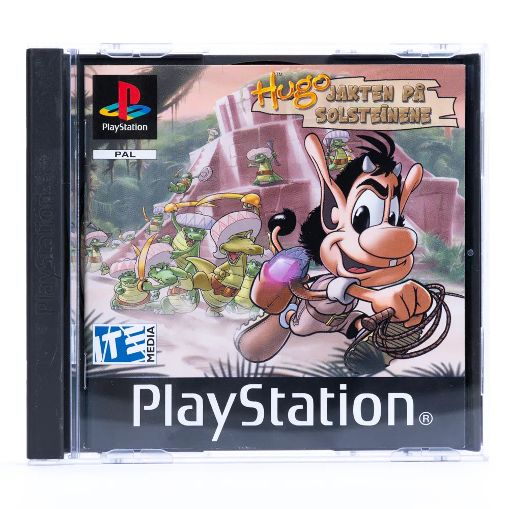 Hugo: Jakten på Solsteinen - PS1 spill - Retrospillkongen