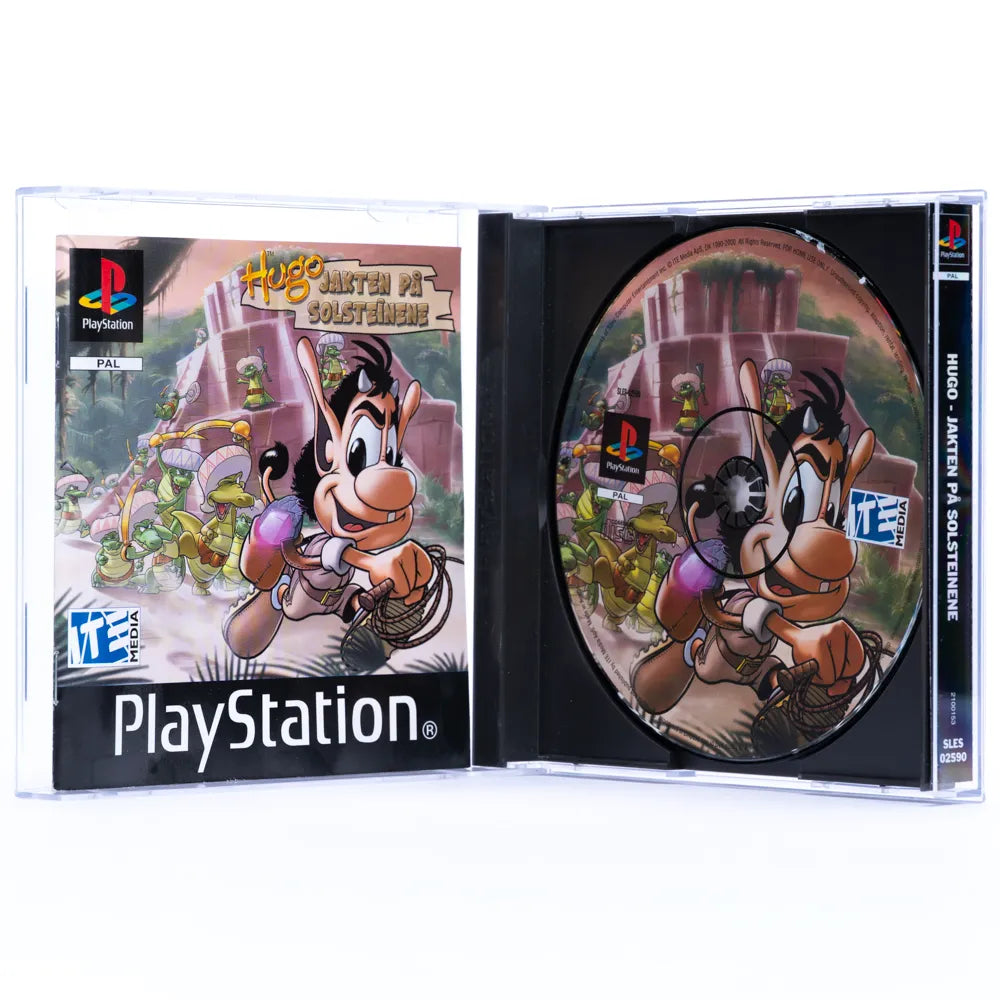 Hugo: Jakten på Solsteinen - PS1 spill - Retrospillkongen