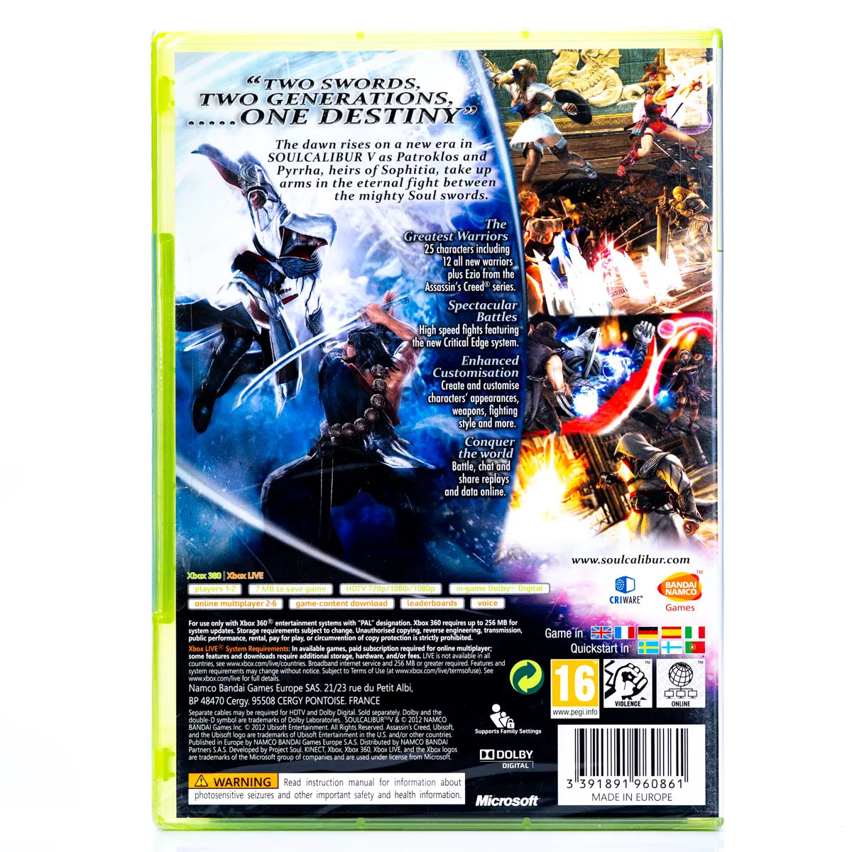 SoulCalibur V - Xbox 360 spill (Forseglet) - Retrospillkongen