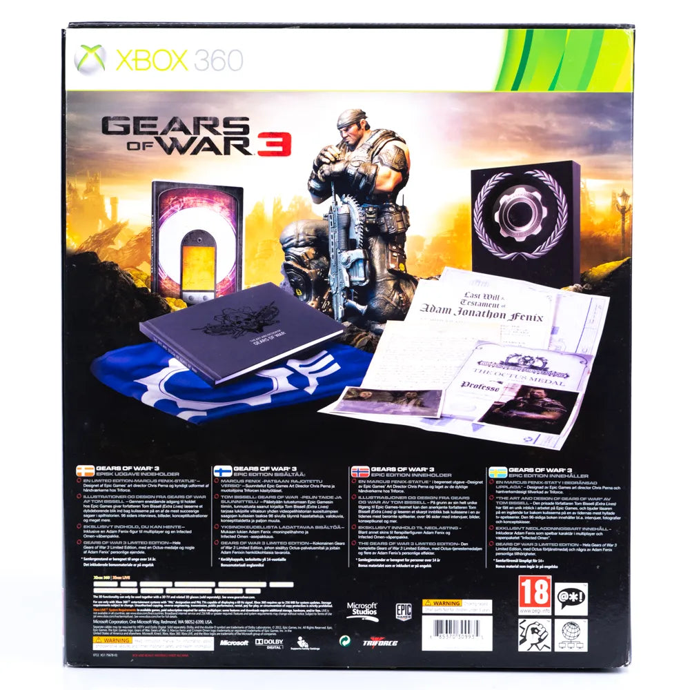 Gears of War 3: Epic Edition - Xbox 360 spill - Retrospillkongen