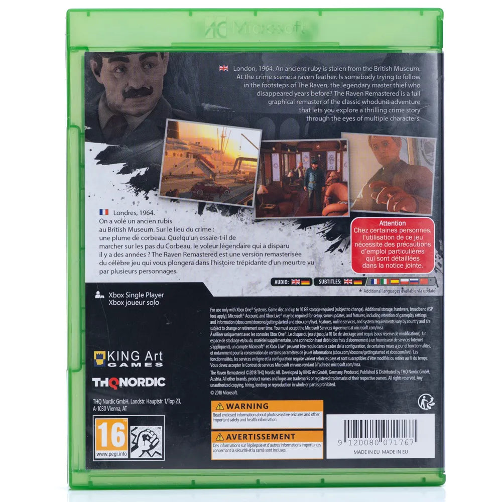 The Raven Remastered - Xbox One spill - Retrospillkongen