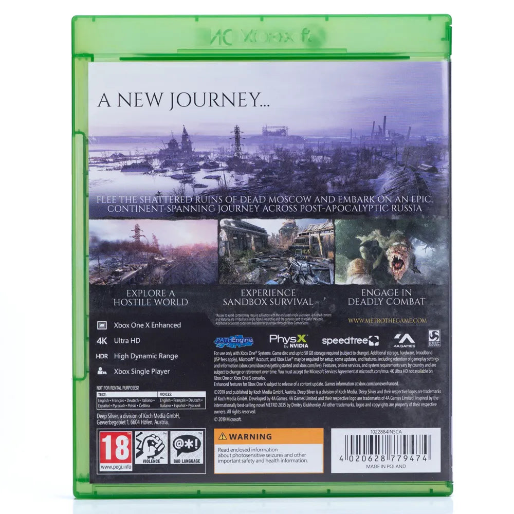 Metro Exodus - Xbox One spill - Retrospillkongen
