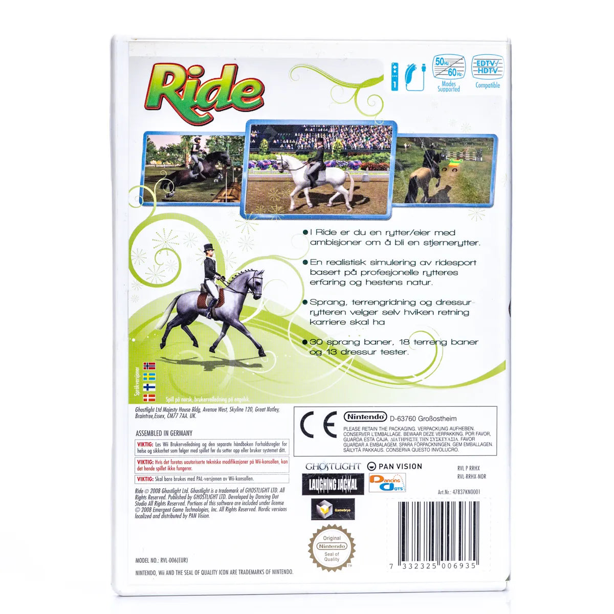 Ride Et Steg Nærmere Virkeligheten - Wii spill - Retrospillkongen