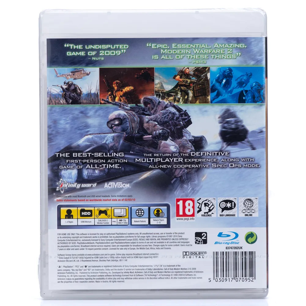 Call of Duty: Modern Warfare 2 (forseglet) - PS3 spill
