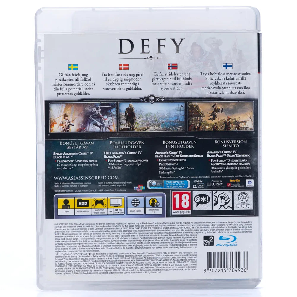 Assassin's Creed IV: Black Flag - PS3 spill