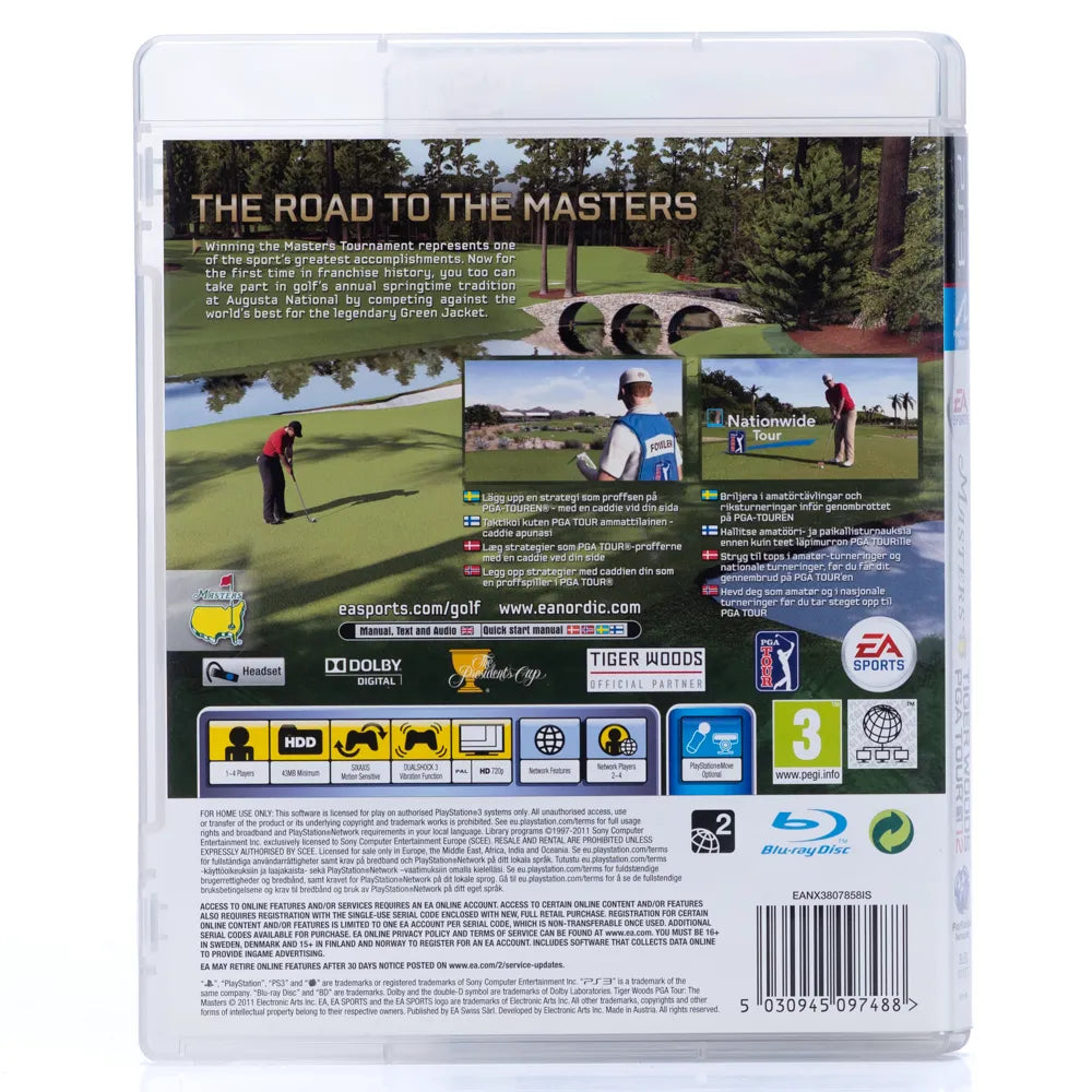 EA Sports Masters: Tiger Woods PGA Tour 12 - PS3 spill