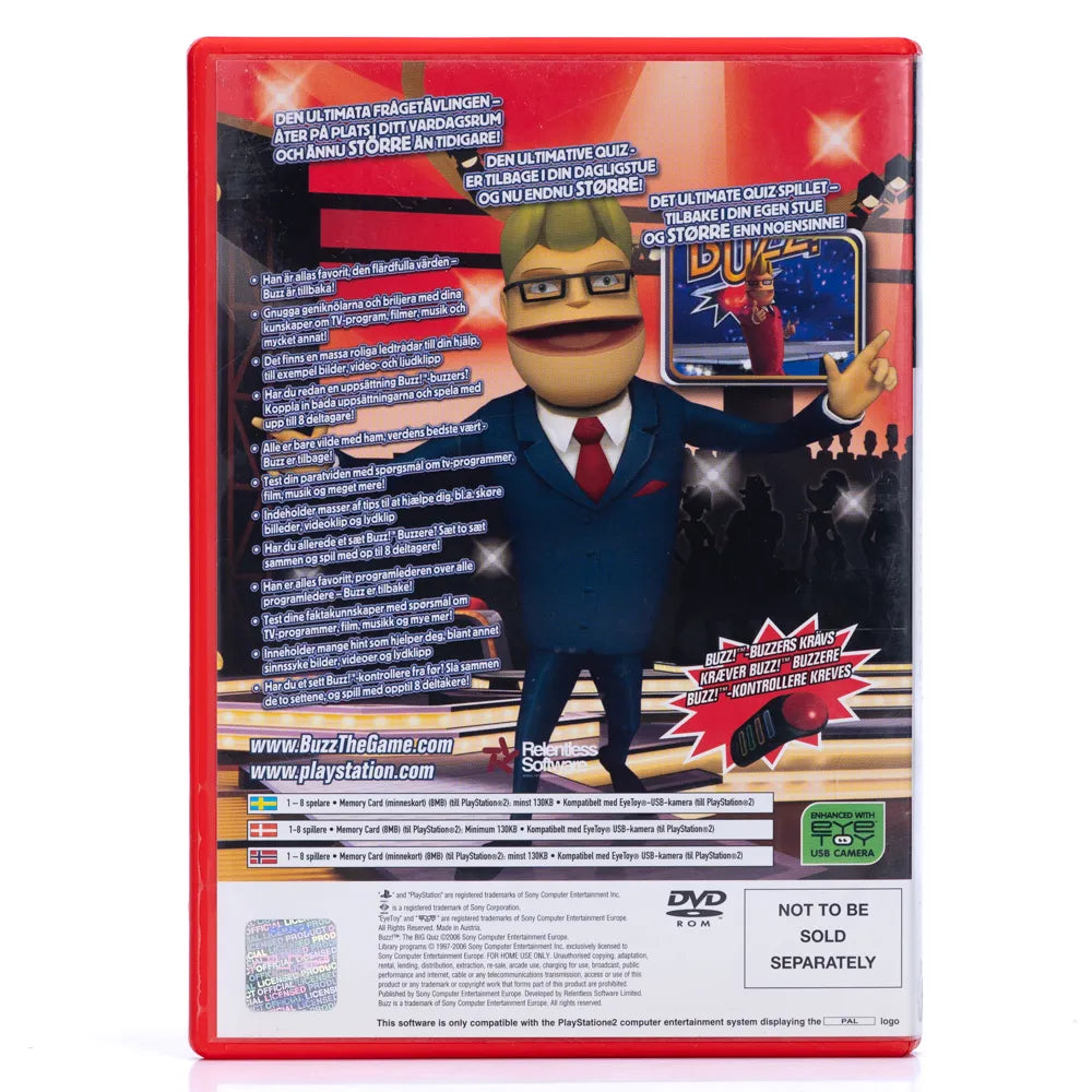 Buzz! The BIG Quiz - PS2 spill