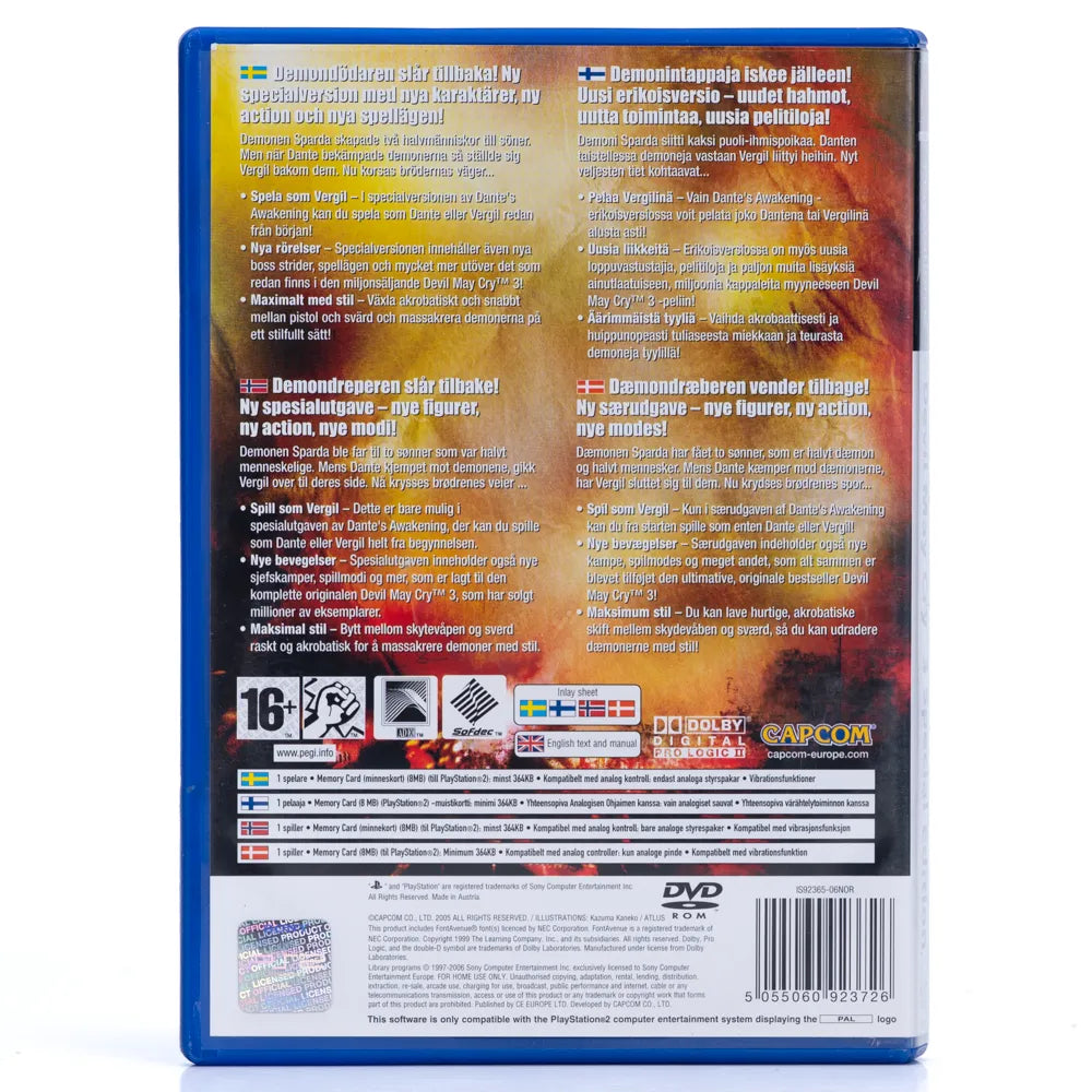 Devil May Cry 3: Dante's Awakening - PS2 spill