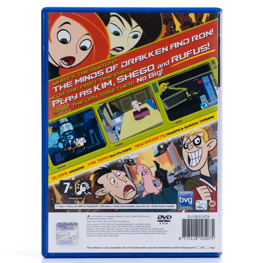 Disney's Kim Possible: What's the Switch? - PS2 spill
