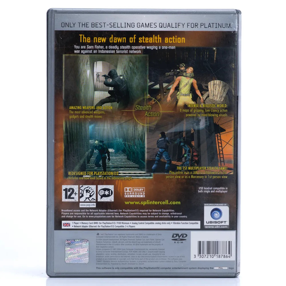 Tom Clancy's Splinter Cell: Pandora Tomorrow - PS2 spill