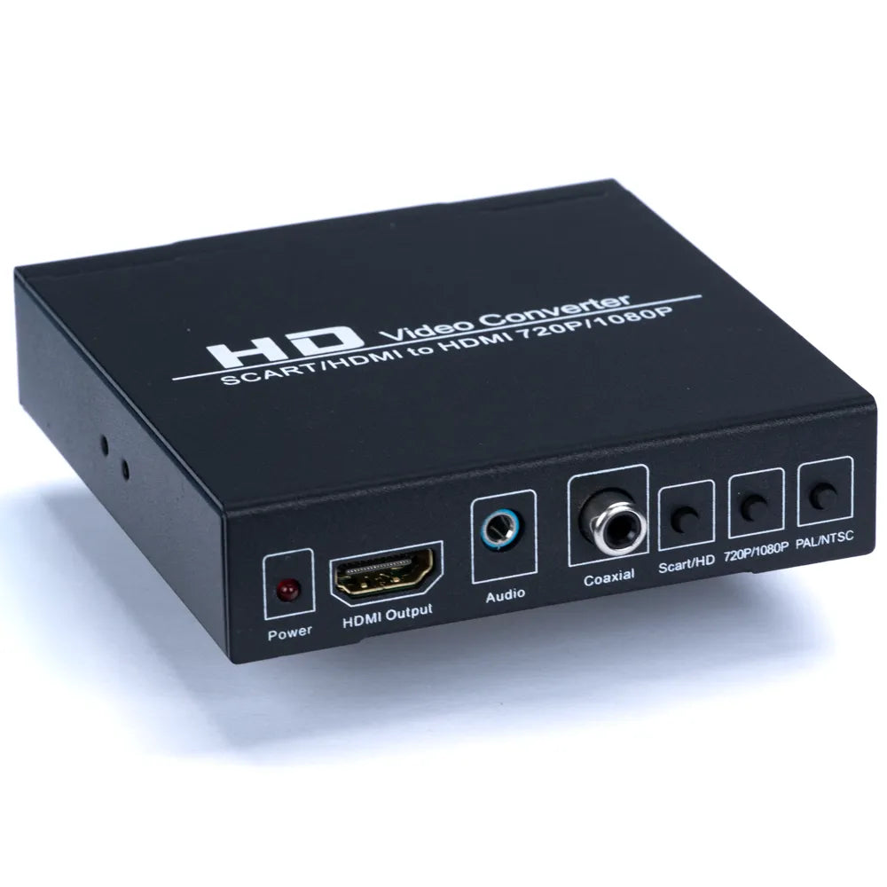 SCART til HDMI Omformer Adapter (Full HD 720P/1080P) - Retrospillkongen