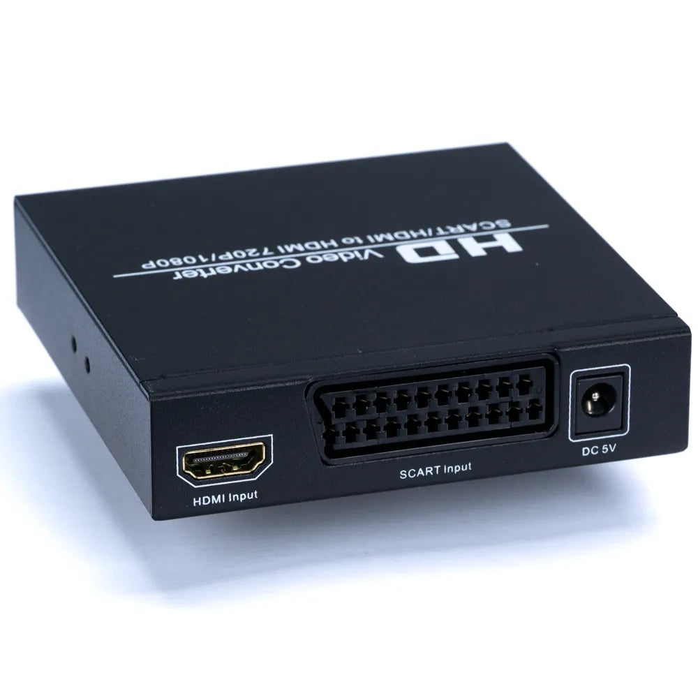 SCART til HDMI Omformer Adapter (Full HD 720P/1080P) - Retrospillkongen