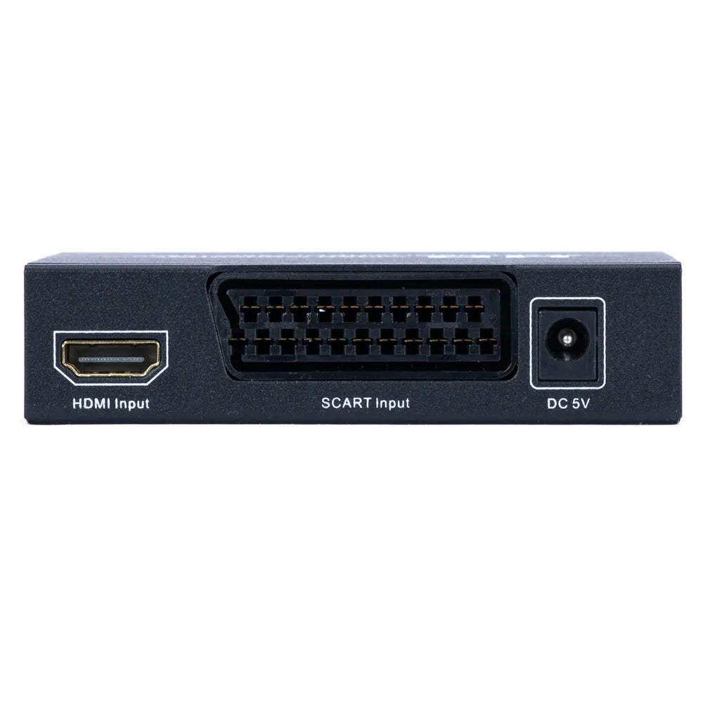 SCART til HDMI Omformer Adapter (Full HD 720P/1080P) - Retrospillkongen