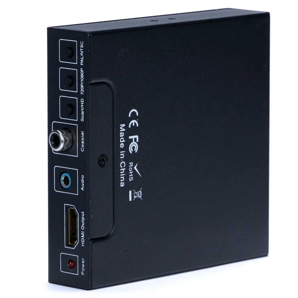 SCART til HDMI Omformer Adapter (Full HD 720P/1080P) - Retrospillkongen