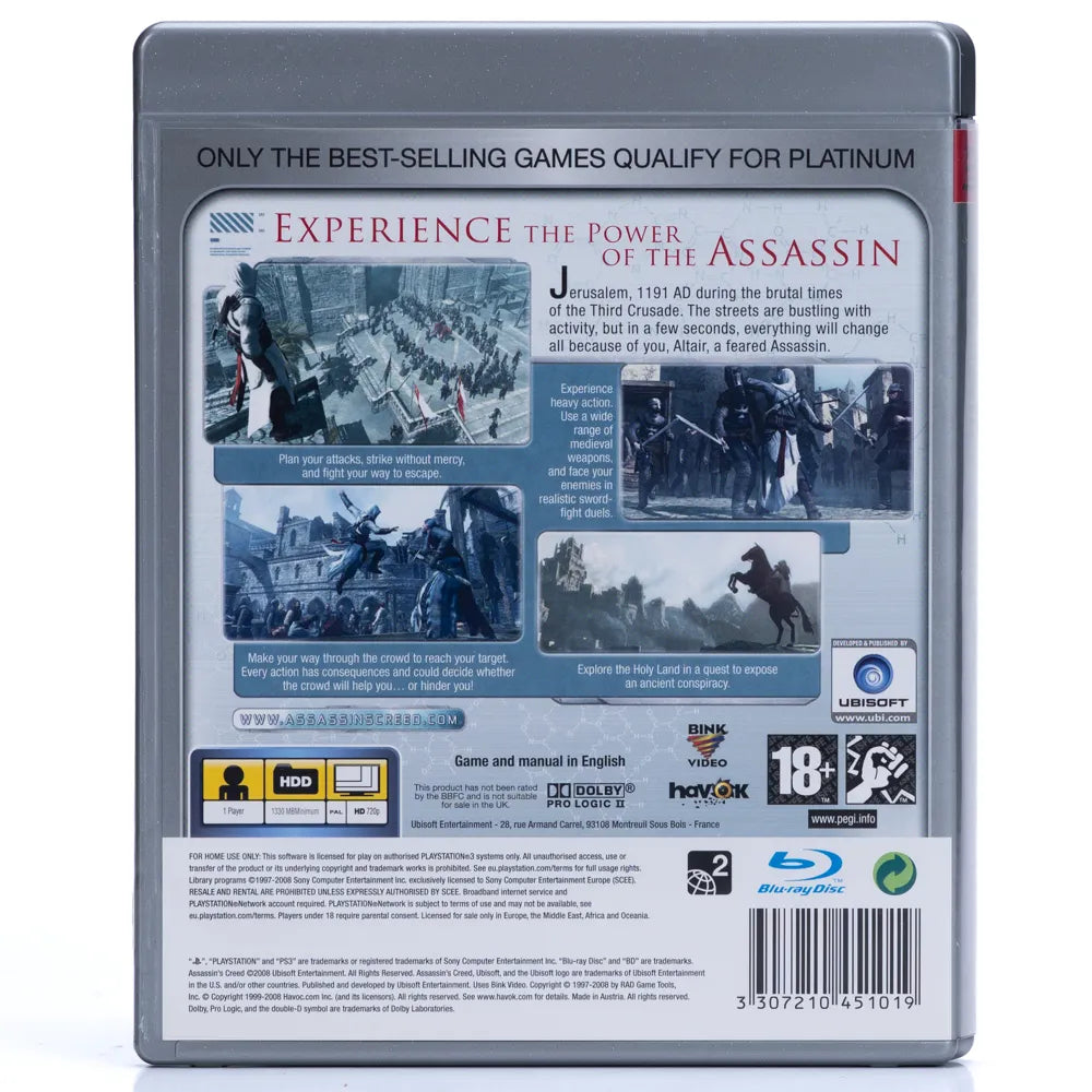 Assassin's Creed - PS3 spill