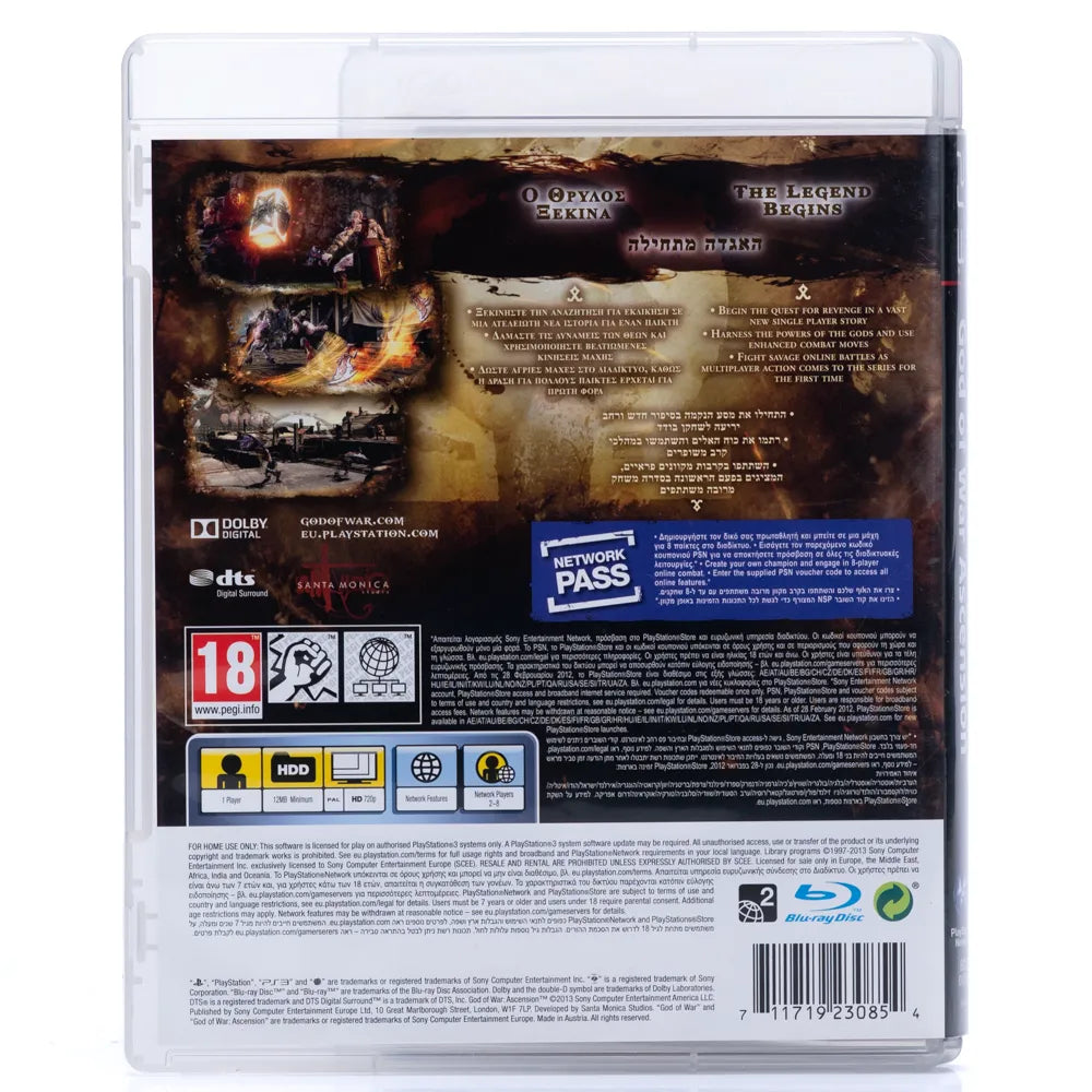 God of War: Ascension - PS3 spill
