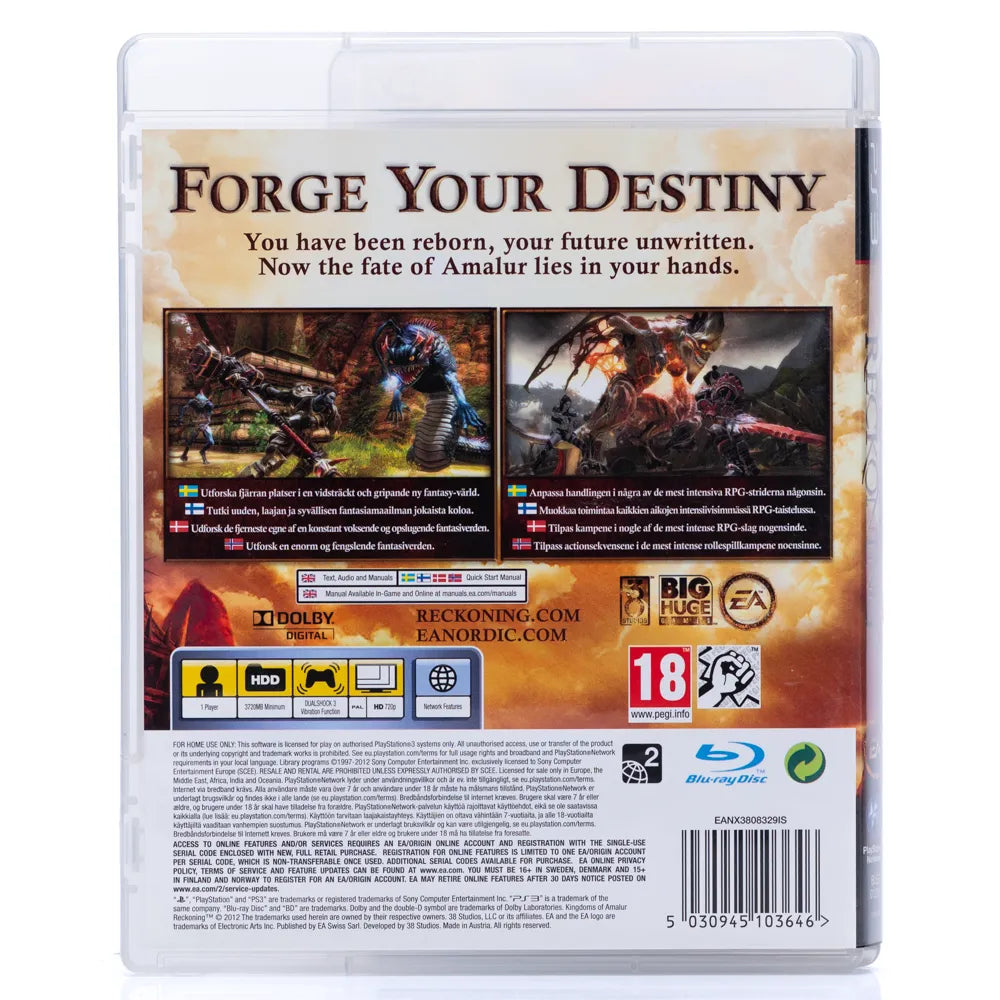 Kingdoms of Amalur: Reckoning - PS3 spill - Retrospillkongen