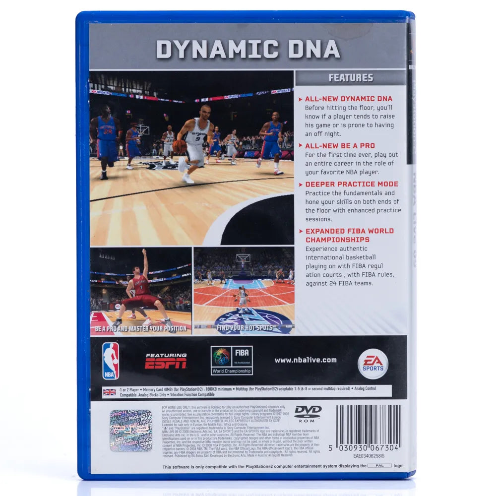 NBA Live 09 - PS2 spill - Retrospillkongen